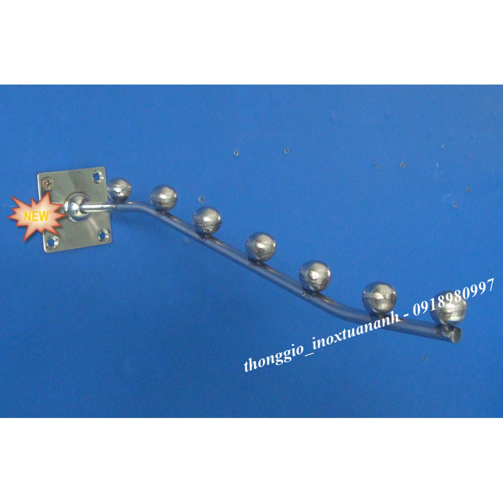 Móc áo shop inox MS7 (Bộ 5 cái)