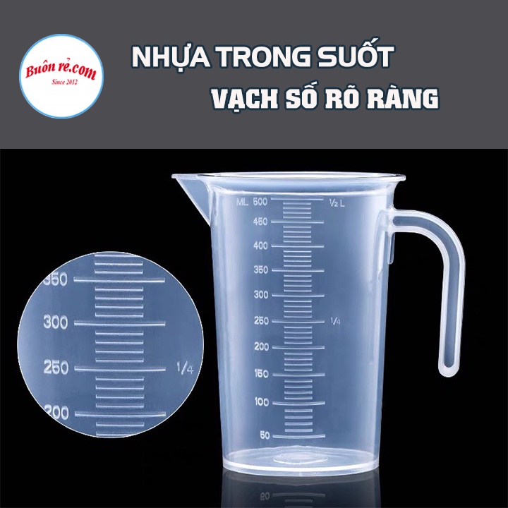 Ca chia vạch, ca đong nước tiện lợi, chính xác có quai cầm chắc chắn Br01576