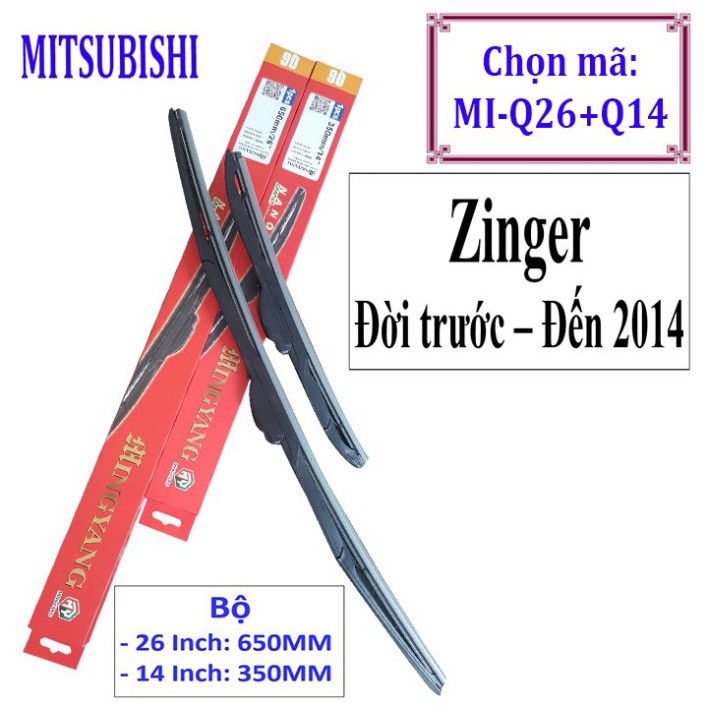 Sản Phẩm Cần gạt mưa ZINGER - VÀ CÁC LOẠI XE KHÁC HÃNG MITSUBISHI .