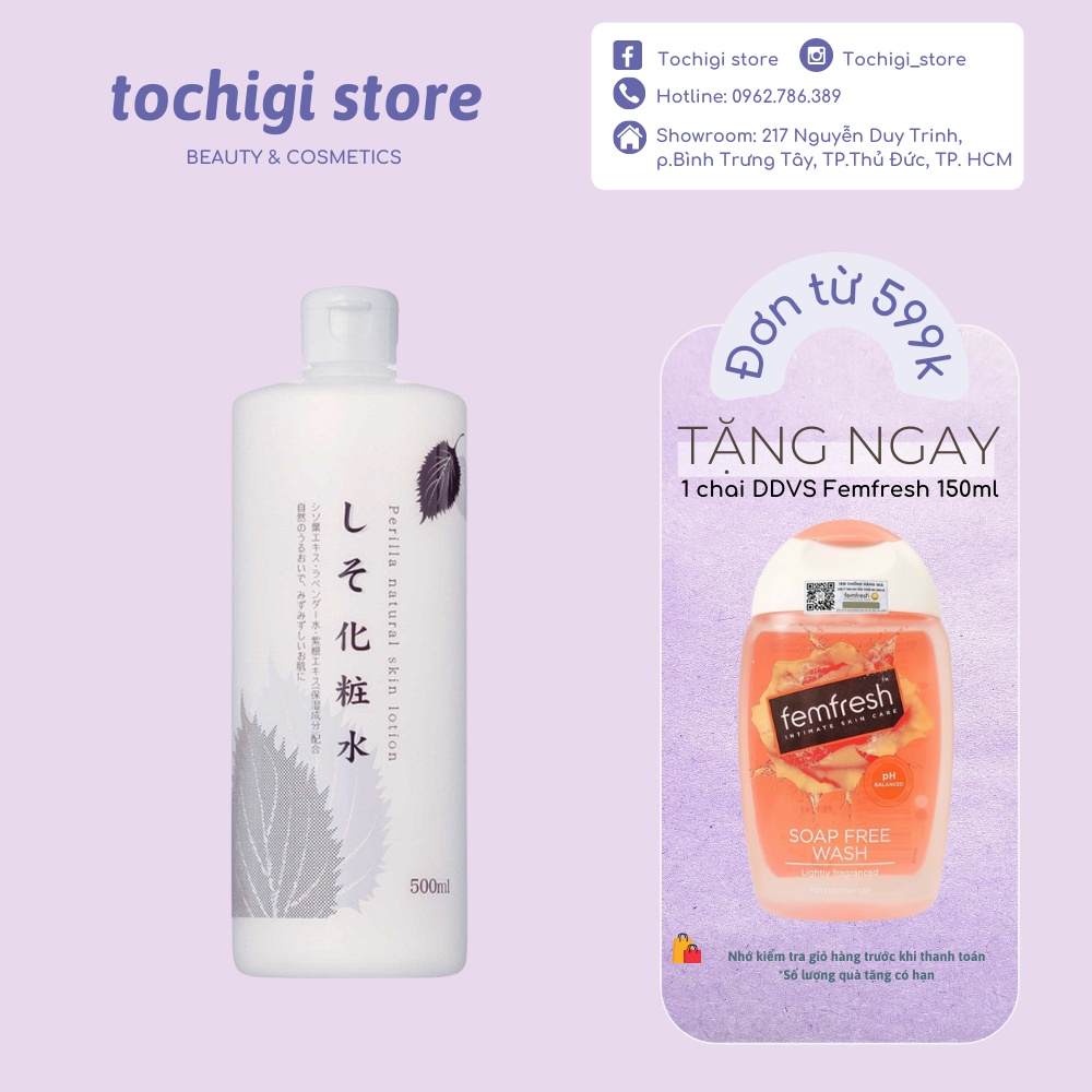 Lotion tía tô Perilla dưỡng ẩm và làm sáng da