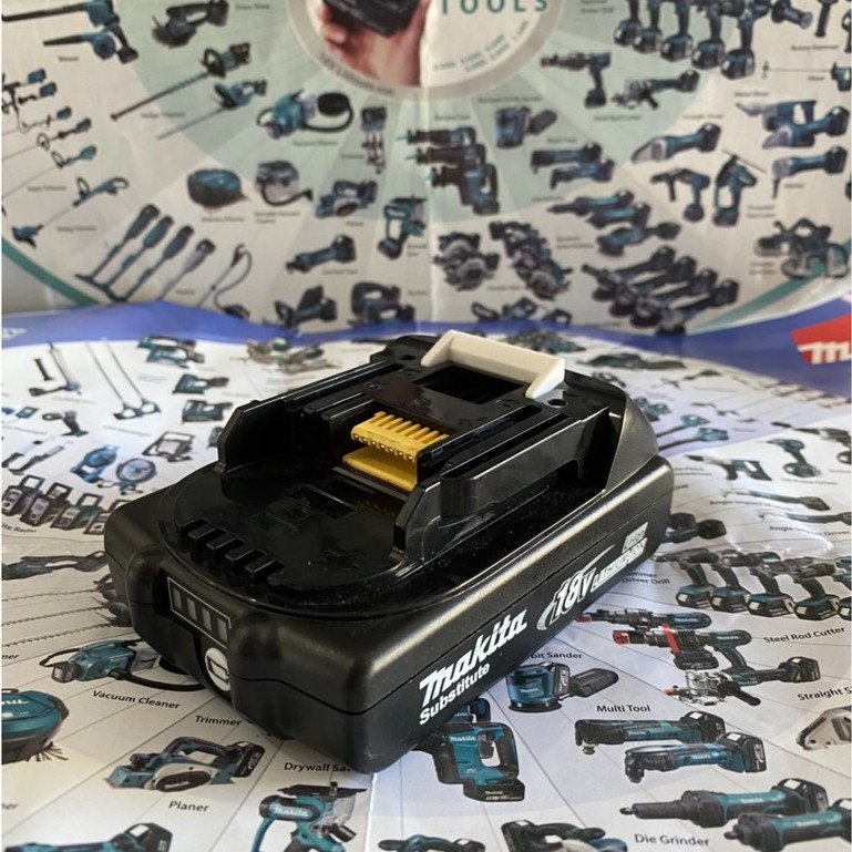 Vỏ  mạch pin Makita 18V 1 hàng cell 5S-1P có tem đáy, mạch nhận sạc zin. BN.
