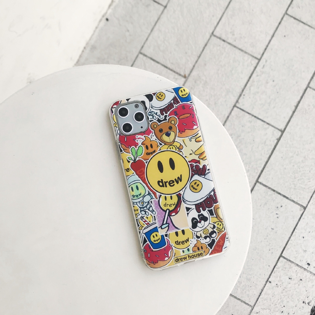 Ốp điện thoại trong trang trí họa tiết mặt cười đẹp mắt cho Apple iPhone11 Pro 6/6s 7/8plus X/XS XR XSMAX | BigBuy360 - bigbuy360.vn