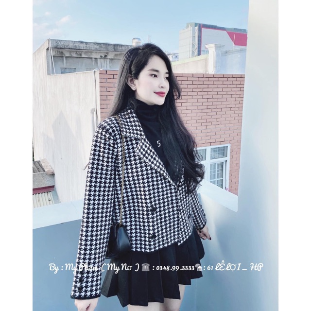 Áo dạ kẻ caro