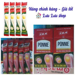 (Tp. HCM) Xúc xích Ponnie heo xông khói phomai / cá tuyết/ mực 1 nắng 45gr