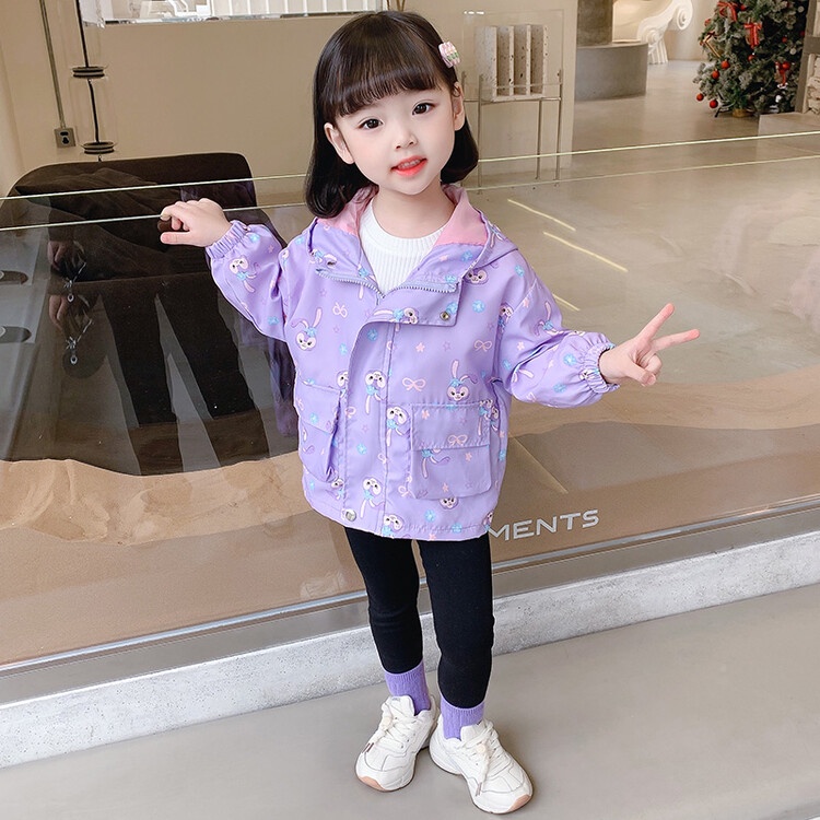 Áo Khoác Xuân Thu Phong Cách Phương Tây Mới Dành Cho Bé Gái 2022