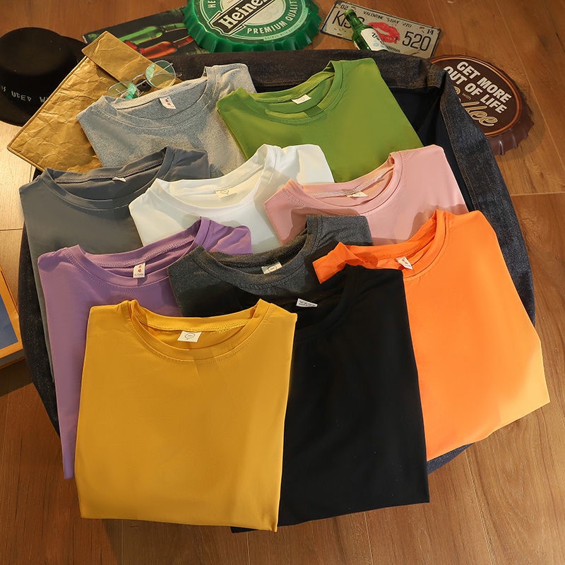Áo Thun Nữ Màu Sắc Đơn Giản Thời Trang