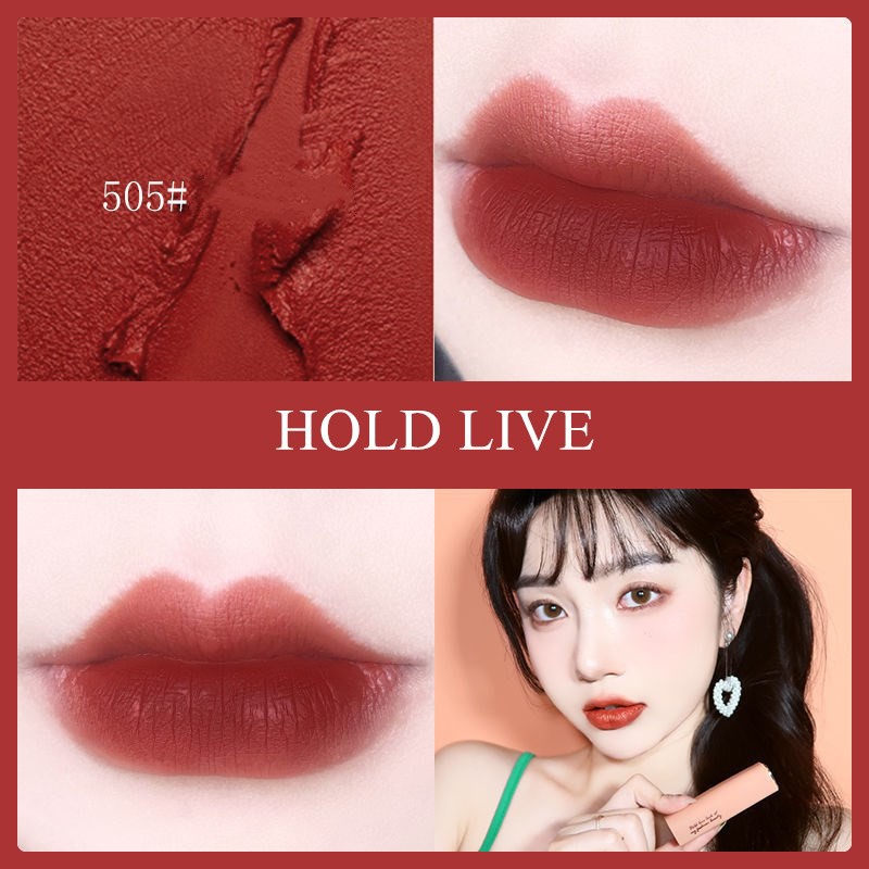 [sale]  Son môi trang điểm Hold Live chất nhung chống nước lâu trôi  Nội Địa Trung