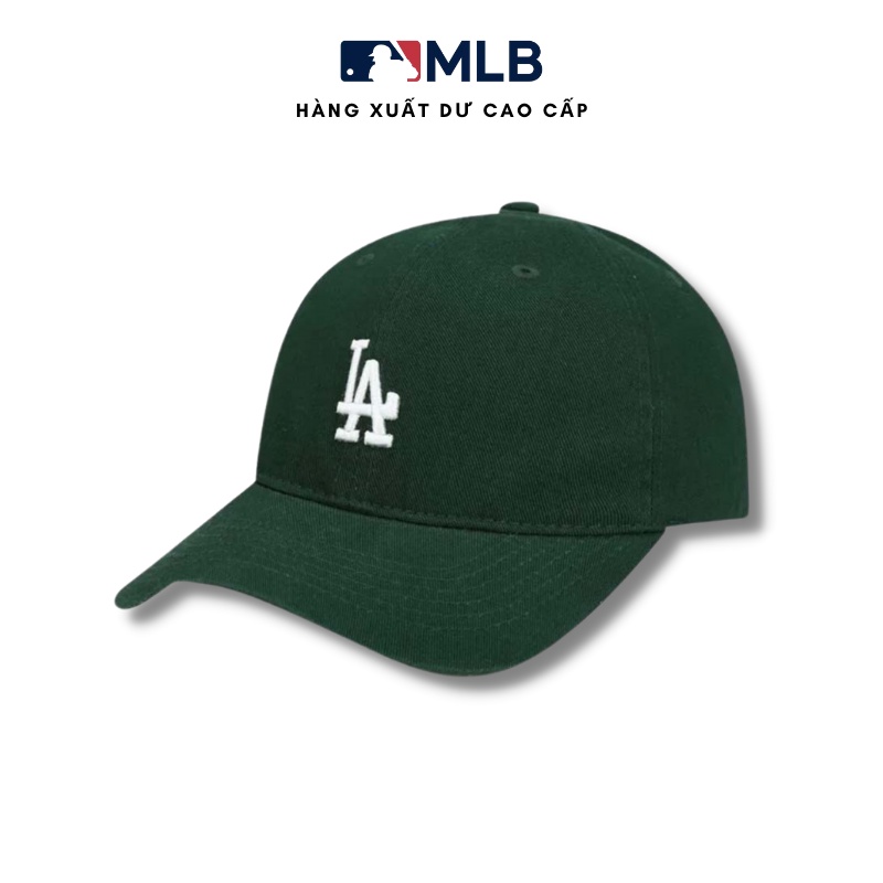 Nón lưỡi trai MLB thêu chữ LA hàng xuất dư cao cấp phong cách Hàn Quốc