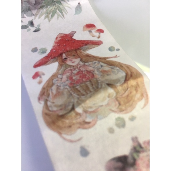 Washi tape hình cô gái chiết