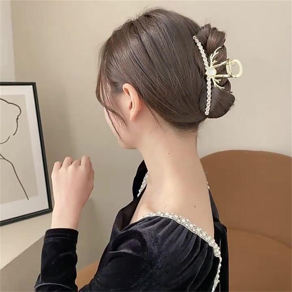 Kẹp Tóc Hình Sừng Hươu Bằng Kim Loại Kiểu Dáng Thời Trang