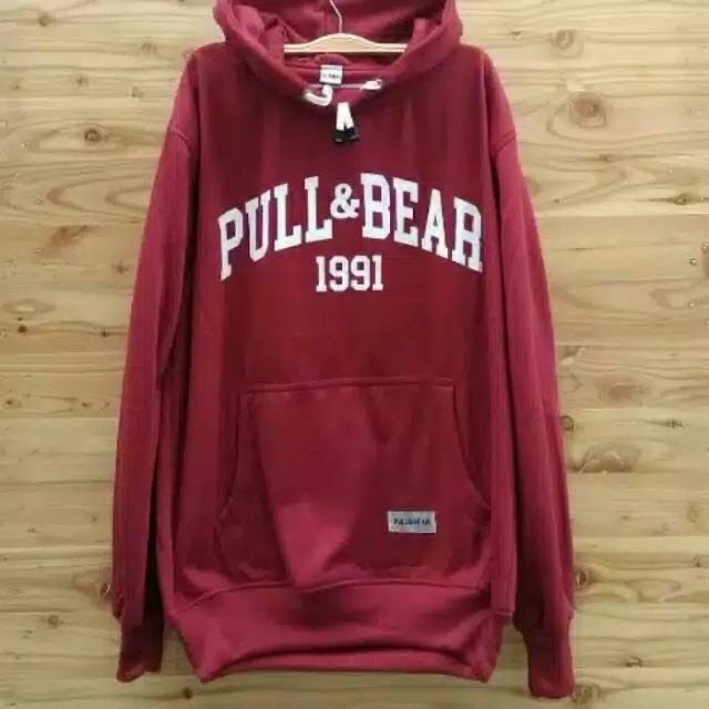 Áo khoác bóng chày Hodie PULL And Bear 1991 dày dặn phong cách cá tính U1Y7