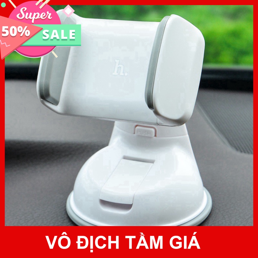 (Sale) Giá Đỡ Điện Thoại Trên ô tô Hoco CA5. Kẹp Điện Thoại Trên Xe Hơi Xoay 360 Độ Đế Hít Chân Không Cực Kì Chắc Chắn T