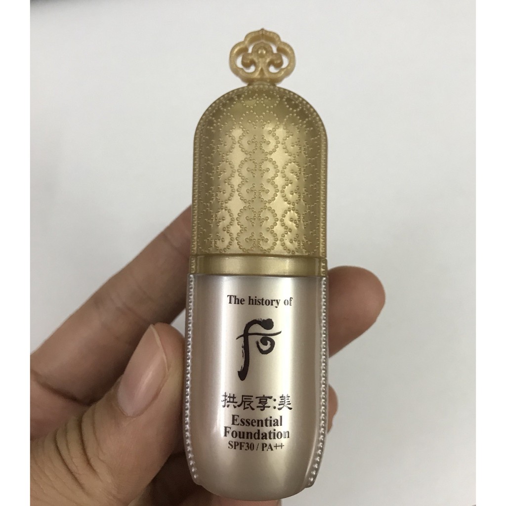 KEM NỀN CHE KHUYẾT ĐIỂM WHOO CHO DA MỊN MÀNG - ESSENTIAL SKIN FOUNDATION SPF 30/PA++