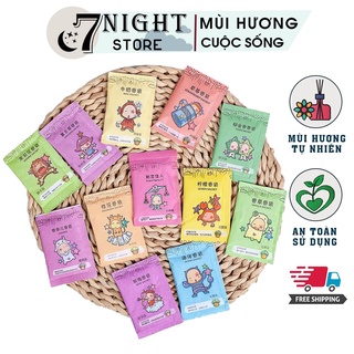 Túi thơm mini -Túi thơm 12 cung hoàng đạo giúp khử mùi chống ẩm mốc