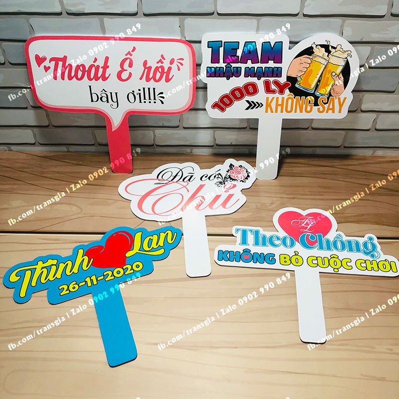 Set 5 Cây hashtag cầm tay Sinh nhật, hashtag Sinh Nhật, hashtag Sự Kiện