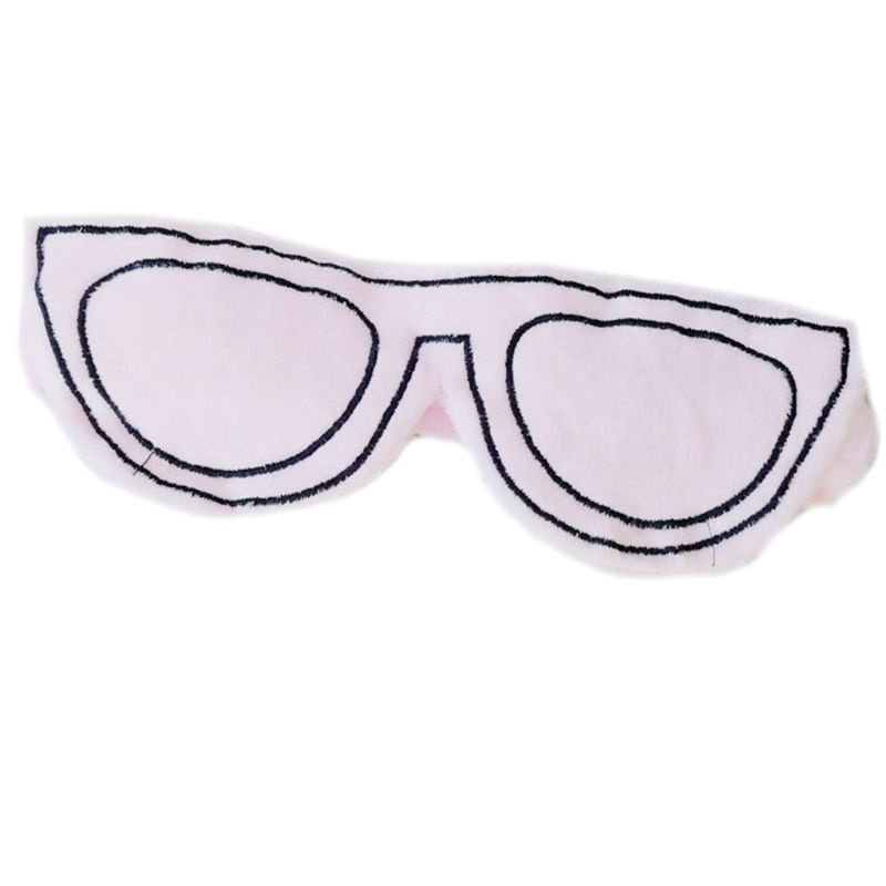 Băng Đô Đeo Mắt Kính Vải Nhung Họa Tiết Thêu Vui Nhộn Sáng Tạo