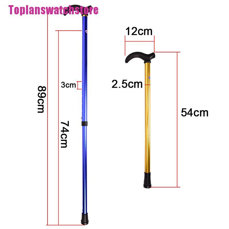 [Toplans] Gậy Đi Bộ Đường Dài Leo Núi Bằng Cao Su Nhôm Ống Lồng