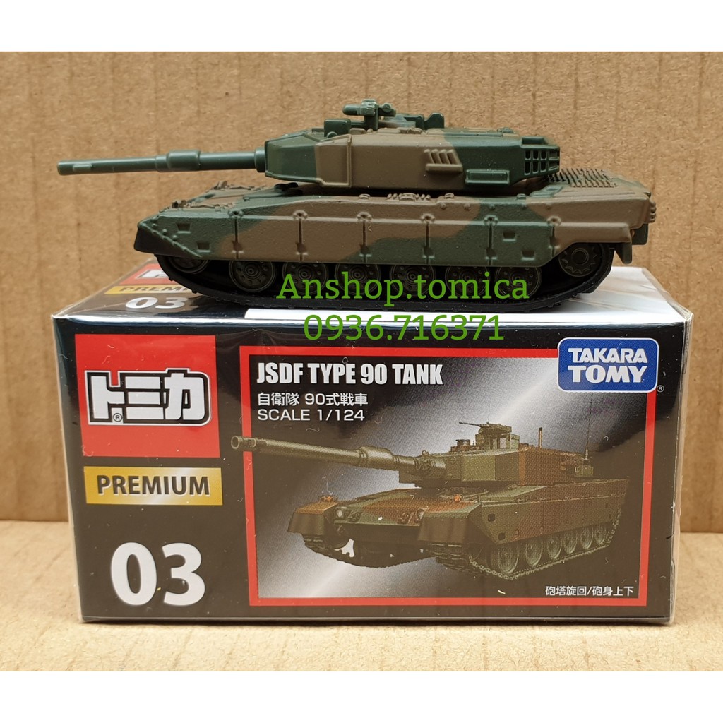 Mô hình xe tank tomica Nhật Bản No03 (Có Hộp)