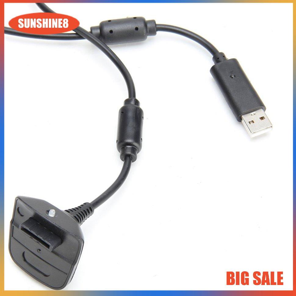 【SUN】USB Charger Play and Charge Cable Cord for Xbox 360 Wireless Controller
