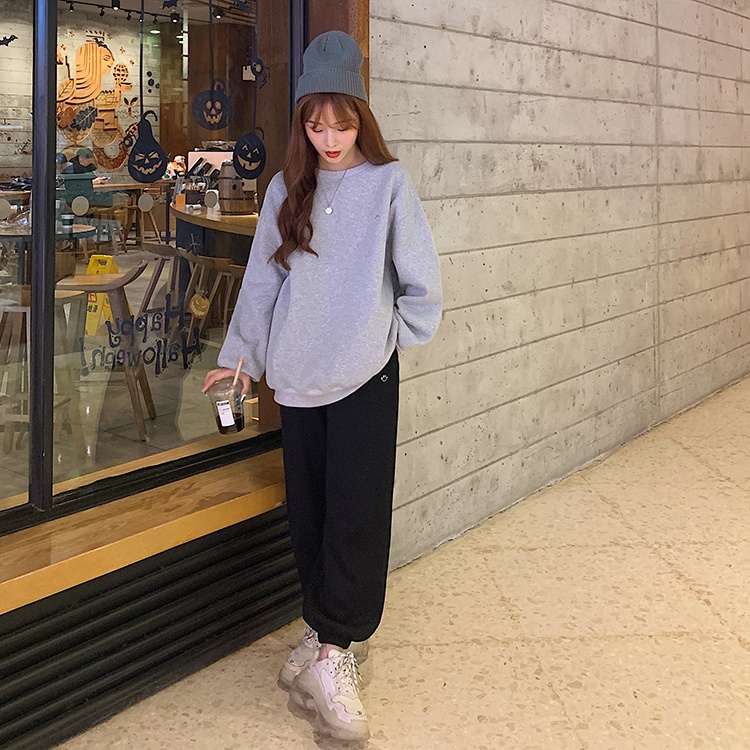 Quần jogger nữ chất tăm co dãn bo gấu Unisex Quần bom TRONBASIC trending - CUTE_ZOO