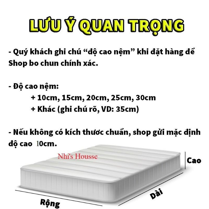 Ga giường,ga bo chun cotton tici (không kèm vỏ gối) vải đẹp mềm mịn | BigBuy360 - bigbuy360.vn