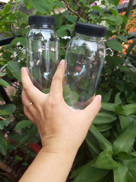 Chai nhựa tròn 350ml đựng chè dưỡng nhan, trà sữa | BigBuy360 - bigbuy360.vn