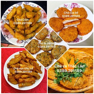 [Ship Hà Nội - Hoả tốc] Chả cốm Ước Lễ - Chả cá Thác Lác (Thát Lát) - Chả sụn non - Chả ốc - Chả cua bể