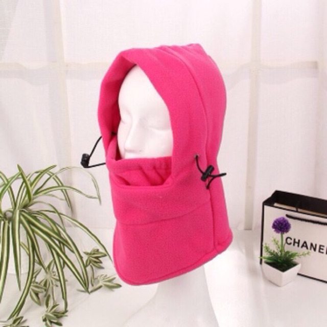 Mũ trùm đầu 2in1 giữ ấm cực tốt