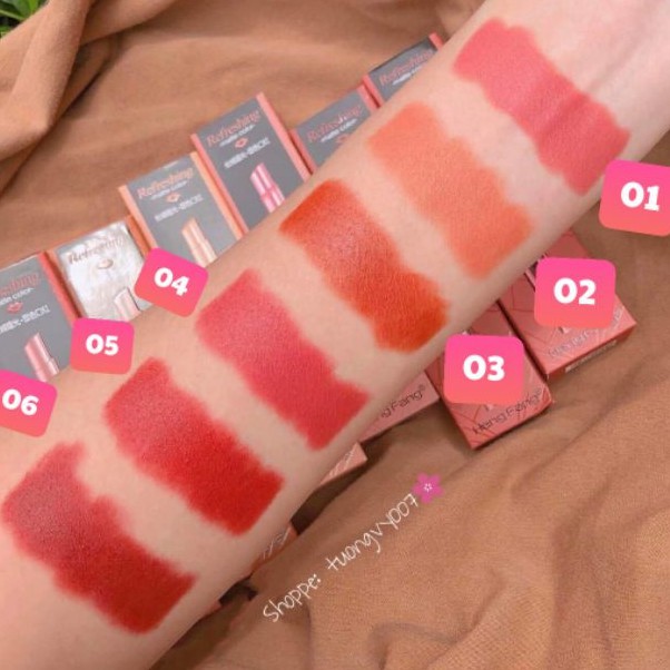 [TÁCH LẺ] SET 6 CÂY SON DREAM LIP STICK COLOR HENG FANG (HÀNG CÓ SẴN)