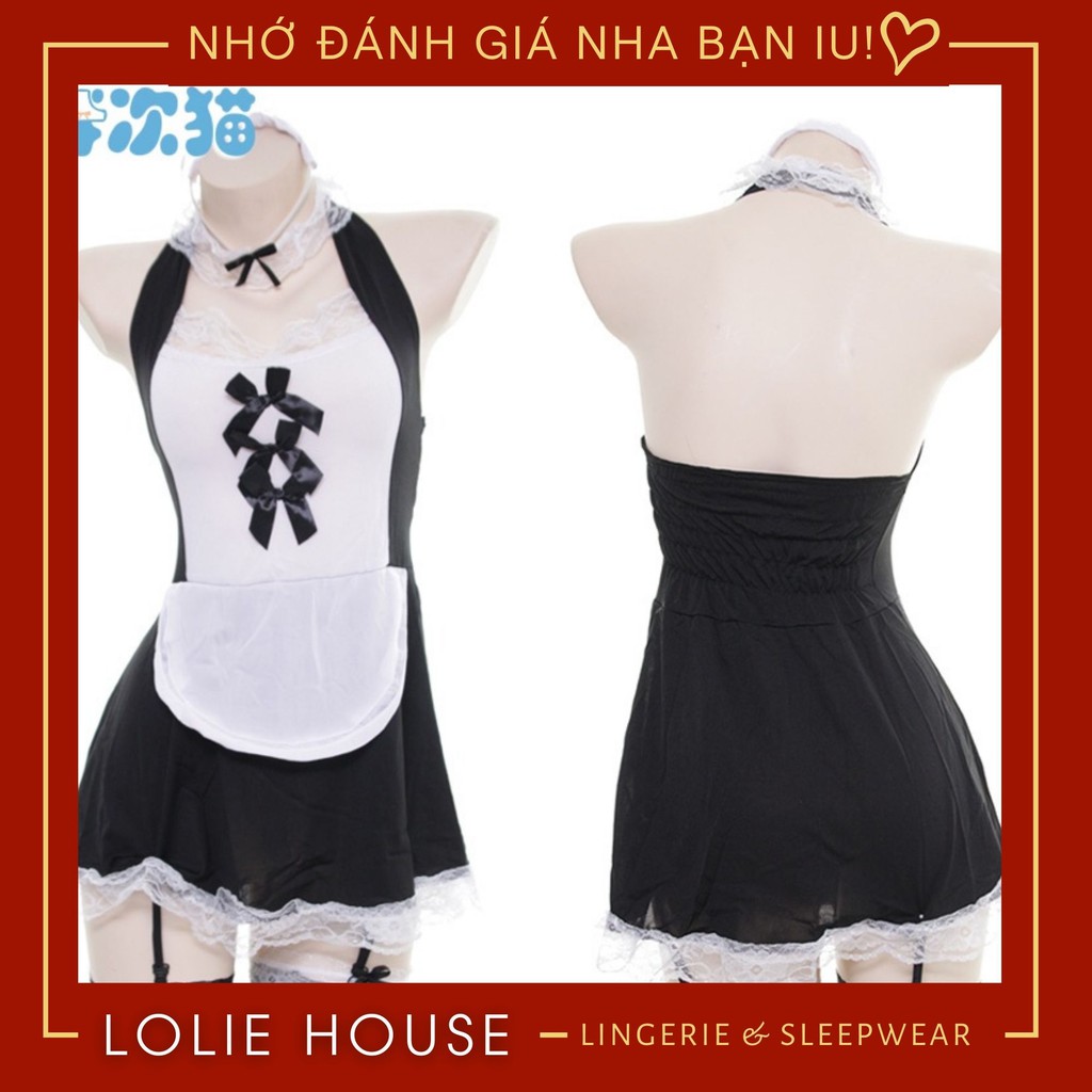 Cosplay hầu gái sexy anime maid cute Váy đầm ngủ cosplay cô hầu gái gợi cảm LOLIE HOUSE - CP40 | BigBuy360 - bigbuy360.vn