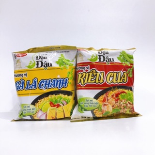 Mì ăn liền đậu đậu acecook gà lá chanh - riêu cua gói 73g