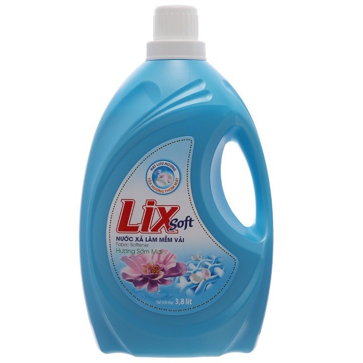 Combo 18 -  Nước giặt Lix hương nước hoa 3.6Kg + Nước xả vải Lix Soft hương sớm mai 3.6 lít - NGH10+  LSF38