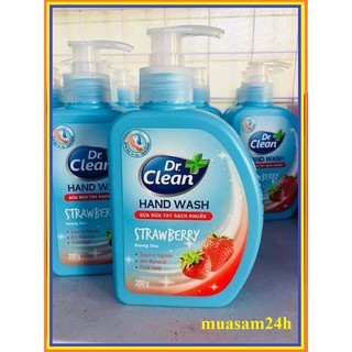 Nước rửa tay kháng khuẩn Dr Clean 200g Freeship Nước rửa tay xà phòng diệt sạch vi khuẩn