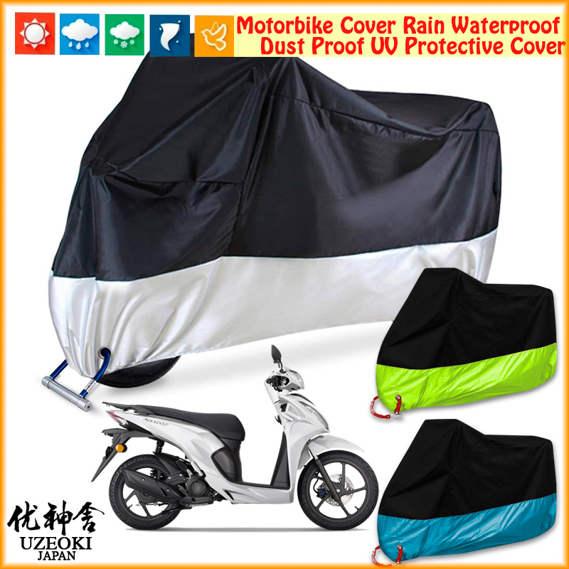 Honda Vision 110 Motorcyle Cover Motorbike Cover Nắp đậy xe máy Nắp đậy xe máy Nắp che xe máy Xe máy chống thấm nước che mưa che moto Selimut Động cơ Mưa Chống thấm Bụi Bụi UV Vỏ bảo vệ động cơ Sarung Motor