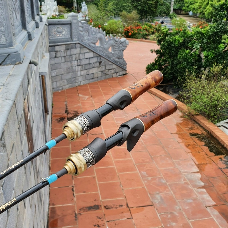Cần câu Lure UL cán gỗ LEMOREN xịn xò