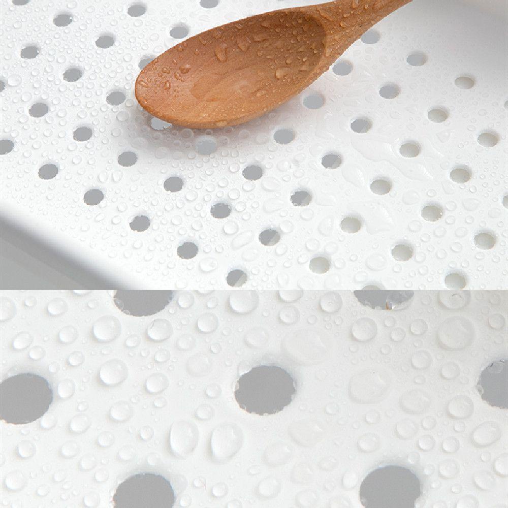 KUNHEV Khay Đựng Đồ Dùng Nhà Tắm / Nhà Bếp Bằng Nhựa Hình Chữ Nhật Tiện Dụng