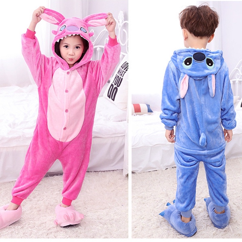 BỘ ĐỒ STITCH HỒNG CHO BÉ