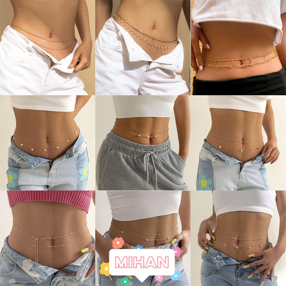 Chuỗi Hạt Đeo Bụng MIHAN1 Boho|Phụ Kiện Trang Sức Cơ Thể Cho Nữ Khi Mặc Bikini