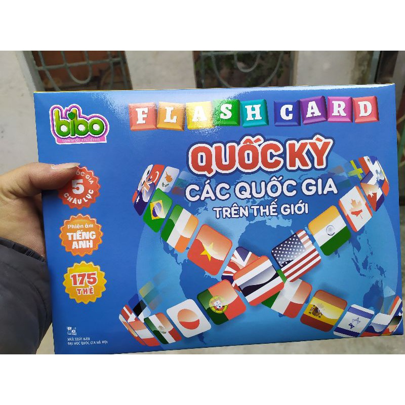 THẺ CỜ QUỐC KỲ 175 QUỐC GIA