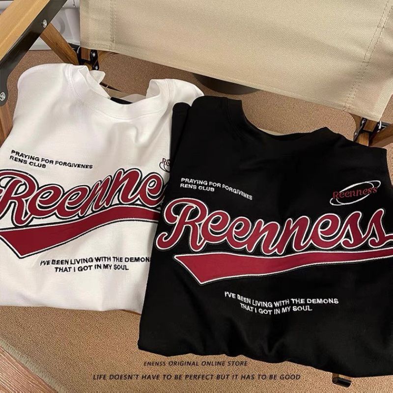 Áo thun tay lỡ unisex Reenness