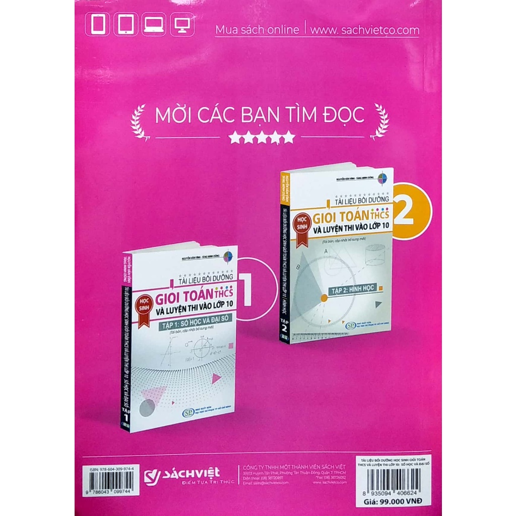 Sách Tài Liệu Bồi Dưỡng Học Sinh Giỏi Toán THCS Và Luyện Thi Vào Lớp 10 - Tập 1: Đại Số Và Giải Tích