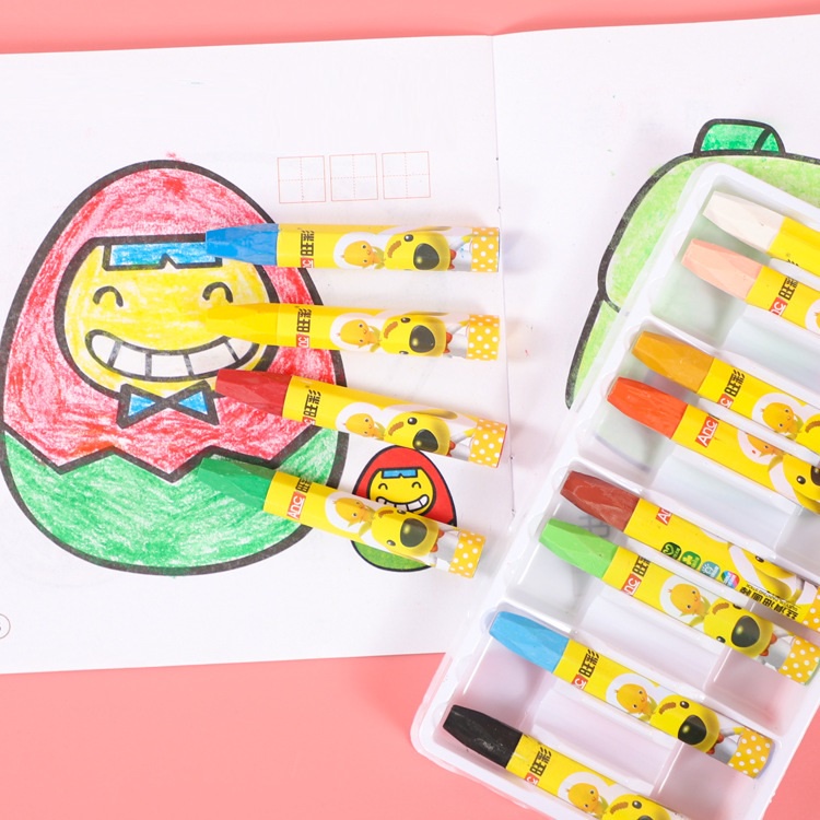 Bút sáp dầu 12/18/24/36 màu hộp giấy học sinh hộp giấy cao cấp