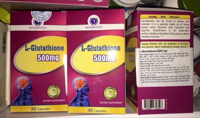 L-GLUTATHIONE 500mg (giá giảm 15%)