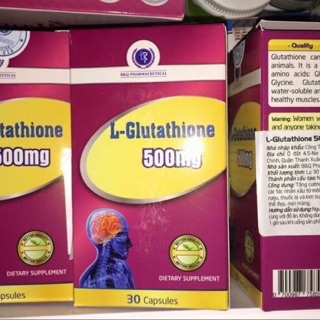 L-GLUTATHIONE 500mg (giá giảm 15%)