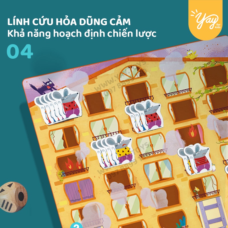 [HDSD T.VIỆT] Bộ Board game 6 TRONG 1 Chuyên Gia Nhỏ Tuổi 3+ - TPZY197 - TOI