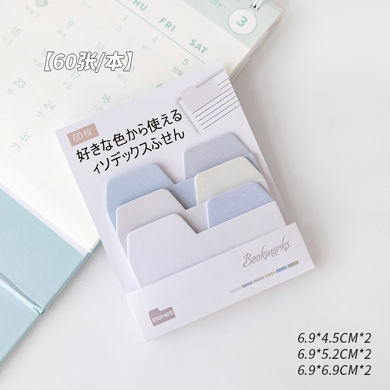 Giấy Ghi Chú Dạng Rời Màu Pastel Mới Lạ Để Làm Sổ Kế Hoạch Đánh Dấu Trang Sách Văn Phòng Trường Học