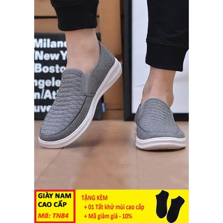 Giày Nam Giá Rẻ 💖 FREESHIP 💖 Giày Vải Jeans Êm Chân Thoáng Khí