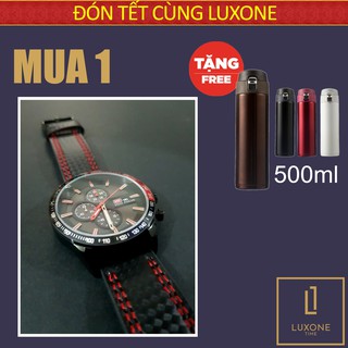 Đồng hồ nam mini focus dây da cao cấp