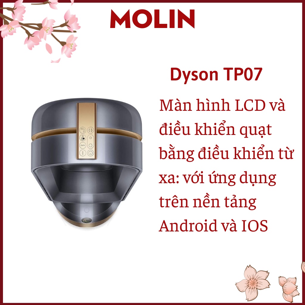 Quạt không cánh kèm lọc không khí Dyson Pure Cyptomic TP06 [Hàng Đức]