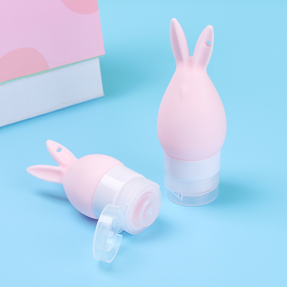 Chai chiết mỹ phẩm / sữa tắm / dầu gội nhỏ gọn bằng silicon tiện lợi đa năng cho du lịch